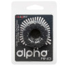 alpha ring by Calextotics Cockring Alpha Black 25mm